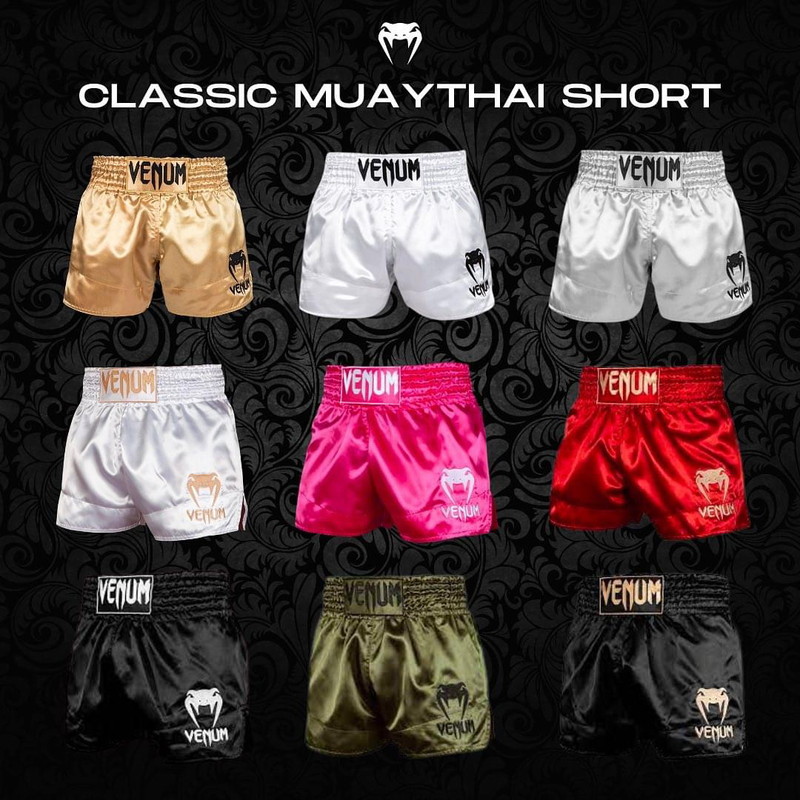 Venom Classic Series Muay Thai Pants Boxing Fighting Sanda Combat Sports Professional Men's and Women's Shorts 