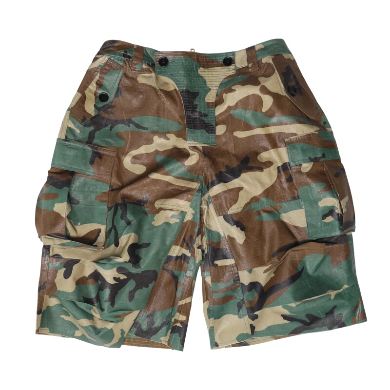 Sanslaws Coated Embroidered Shorts