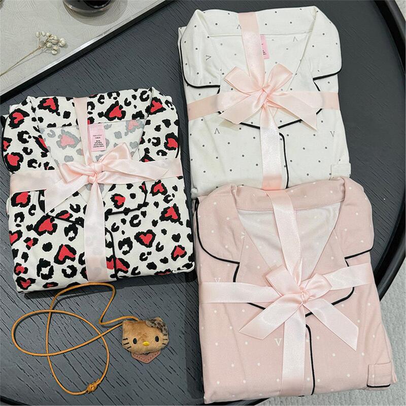 Victoria Autumn and Winter [Light Comfort Velvet] Lightweight, Soft and Comfortable Pajamas Women's Pure Cotton Homewear Set Long Sleeves