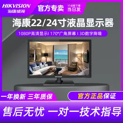 Hikvision display monitor 22 24 inch high halal full color LED LCD screen security monitoring dedicated