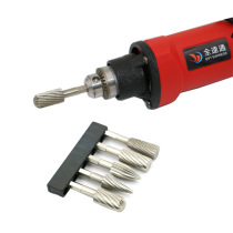 5-piece set of hard high-speed steel rotary files rotary carving knife rotary sanding head polishing wood file