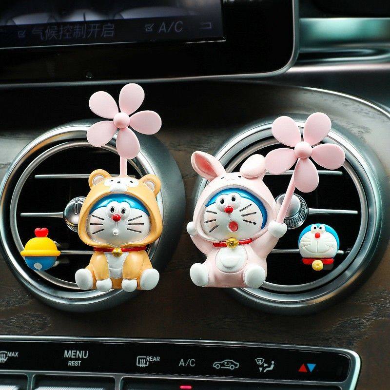Doraemon Car Ornament Air Outlet Ornament Perfume Cold Air Conditioner Aromatherapy Car Interior Supplies 2021 New Products