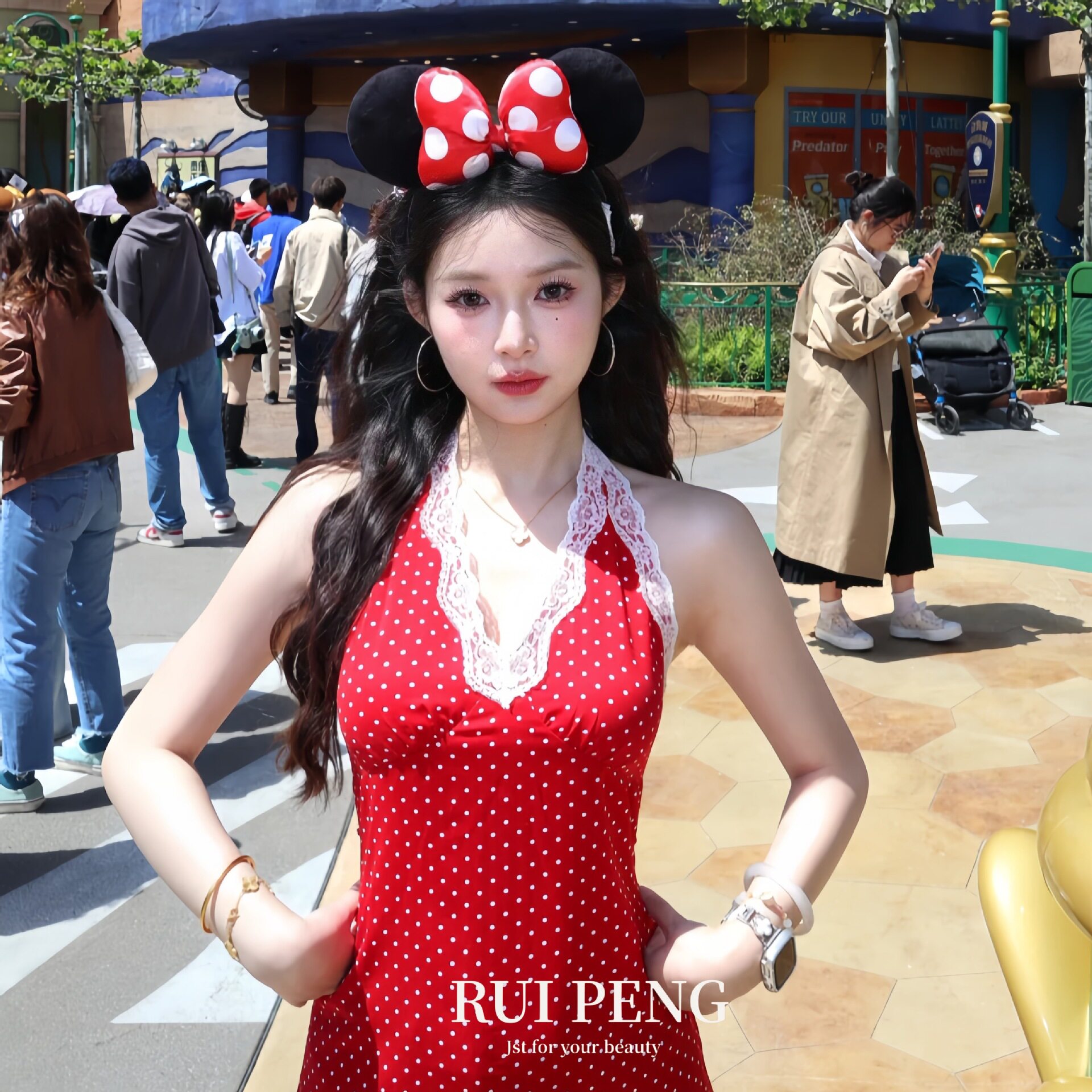 Disney米妮蝴蝶结头箍：游园拍照必备，萌娃变公主的秘密武器！-汽车文化产品-淘宝好物网
