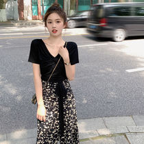 (Spot) Zhenzhens little fairy Yuanshan White Pear (Furong section) set skirt TZ142 Douyin same model