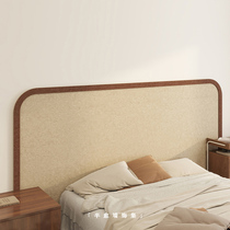 Bedside background wall hard-packed wainscot 3D three-dimensional ugly anti-collision wool felt tatami soft-packed punch-free wall surround