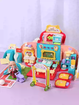 Children's toys three Four 3 years old Princess House Villa 4 home wine castle girl doll house new year birthday gift