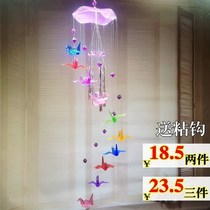 Creative Thousand Paper Crane Wind Bell pendant door decoration cute dolphin girl child birthday gift bedroom balcony room