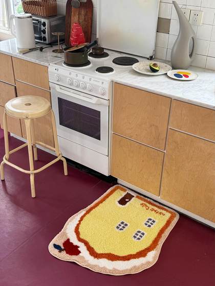 nothe Case「香橙麦芬」可爱地毯入户门脚垫 原创毛绒柔软地垫