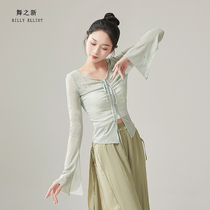 Danse classique New Upper Clothes Body Rhyme Dress Rehearsal for Female Flutter 2023 Rehearsal for Chinese Dance Dance Suit Autumn Winter