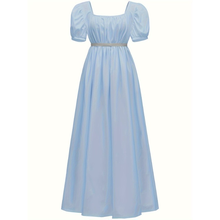 Victorian Tea Dress, Bridgerton-Style Regency Dress, Vintage Court Ball Cosplay Costume Victorian Tea Dress, Bridgerton-Style Regency Dress, Vintage Court Ball Cosplay Costume