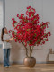 Simulated Green Plants, Large Bougainvillea Indoor Potted Plants, Landscaping Ornaments, Artificial Plants, Plum Blossom Trees, Fake Trees, Living Room Decoration
