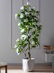 Large Artificial Magnolia Tree Potted Plant, High-End Bionic Plant, Living Room Fake Plant, Floor-Standing Decorative Ornament