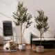 Nordic Large Artificial Olive Tree Green Plant Ornament for Living Room Indoor Homestay Fake Tree Plant Potted Floor Decoration