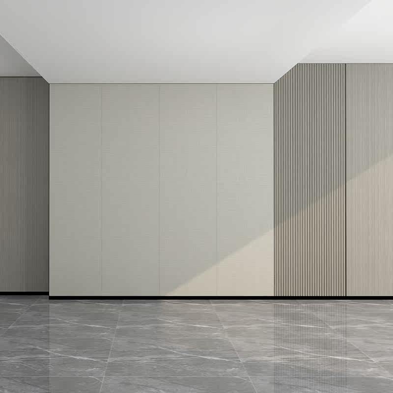 Integrated wall panel film and television wall grille decorative panel seamless guard wall wood grain panel bamboo wood fiber sound-absorbing panel gusset panel wall