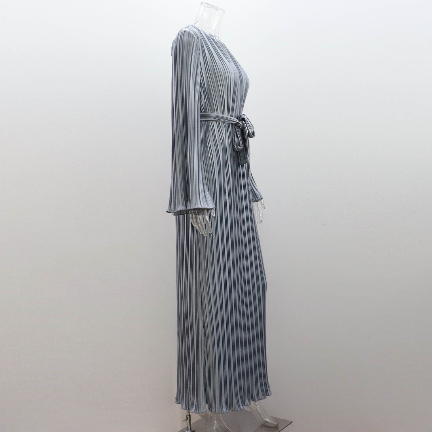 Длинная юбка женская расщепленная плиссированная платье для сочика 