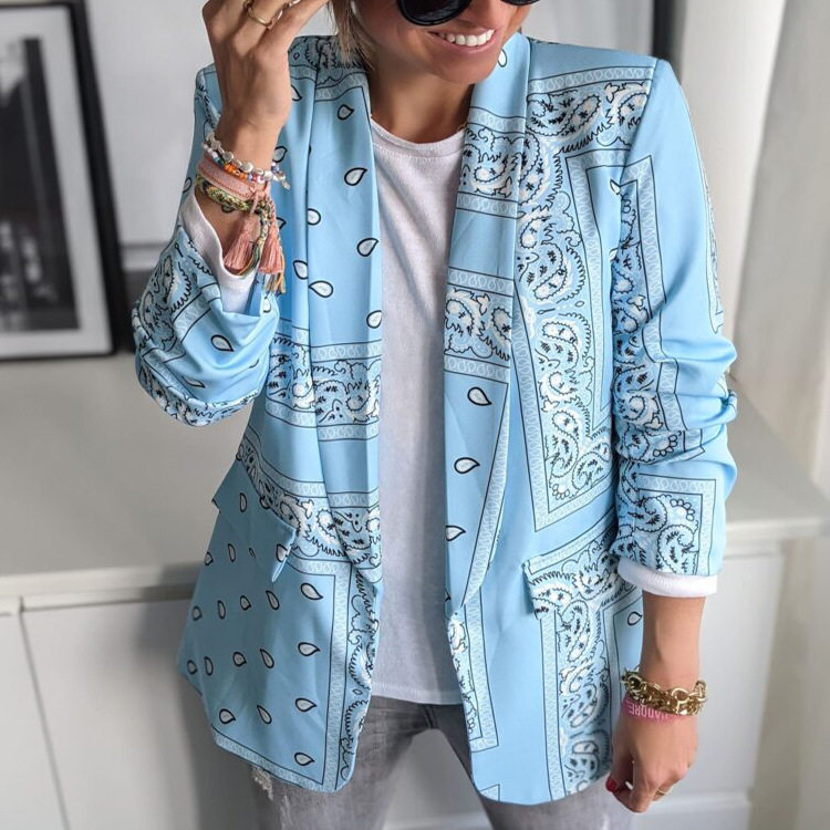 2021 Женская куртка с длинными рукавами в печеночном костюме 