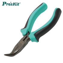 New Taiwan Baogong PM-755 two-color mini toothed curved nose pliers 5-inch curved nose pliers elbow hardware