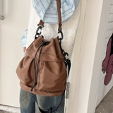 Брендовый корейский портативный ремешок для сумки, сумка для школьников для отдыха, универсальный модный шоппер, на шнурках