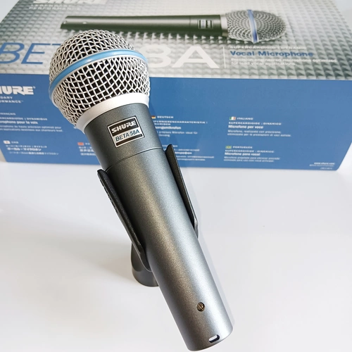 Shure/舒尔 Beta58a Wired Microphone Singing Live Recording Stage Performance Professional Microphone