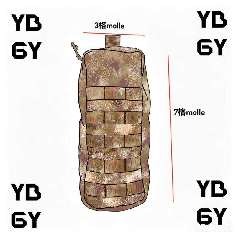 Yibing Industrial Paraclete Hydration Tactical Molle Water Bag Tool Work Bag Yibing Industrial Paraclete Hydration Tactical Molle Water Bag Tool Work Bag