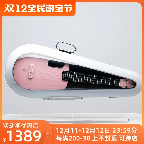 Розовое высококачественное укулеле с партитурой из углеродного волокна для взрослых