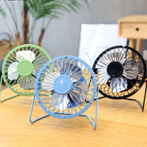 USB mini small fan to work office dormitory bedroom computer metal ultra silent brushless motor aluminum blades