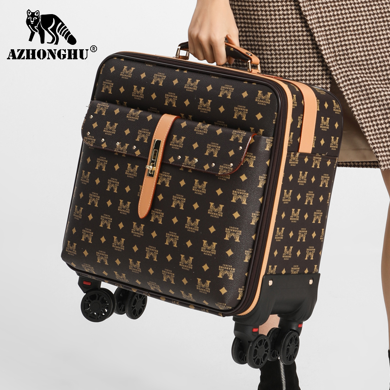 Luggage ins net red new high-value female 24-inch silent caster fashion lightweight boarding suitcase 20 men