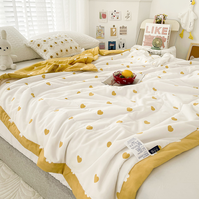 Mercury Home Textiles official flagship store summer air-conditioning quilt machine washable soybean quilt spring and autumn quilt thin section quilt