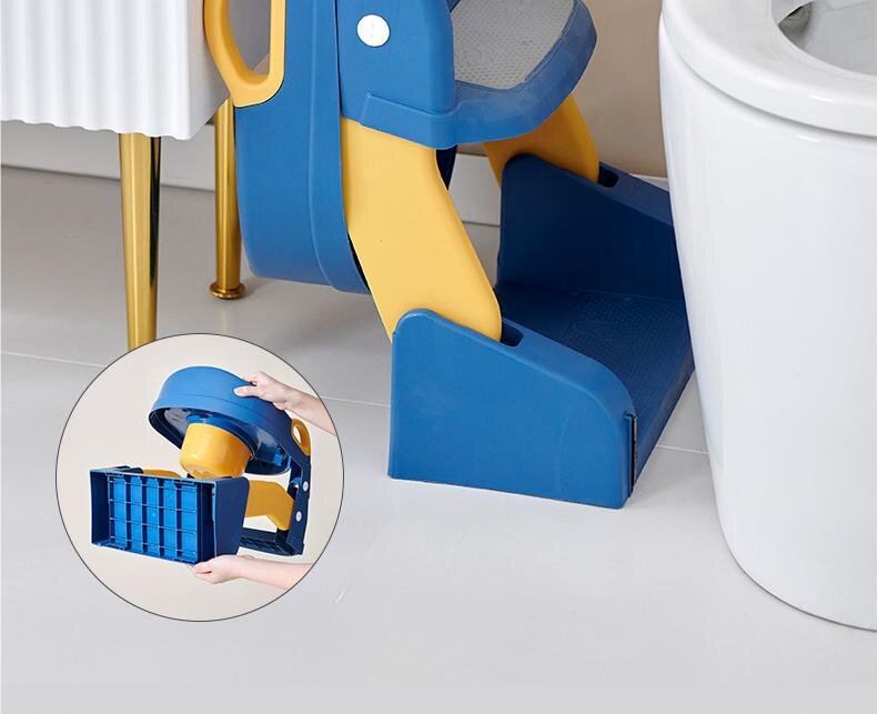 Детский туалет рамка 儿童马桶三合一男童女孩如厕辅助马桶架坐便器宝宝阶梯式坐便圈