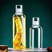 Wine bottles high-end glass bottles special high borosilicate wine empty bottles food-grade wine containers sealed wine storage bottles