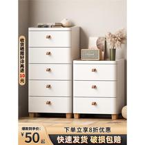 ANSOM thickened drawer storage cabinet plastic storage cabinet living room bedroom home snack cabinet multi-layer bedside