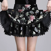 【Юбка】 Золотая и красная