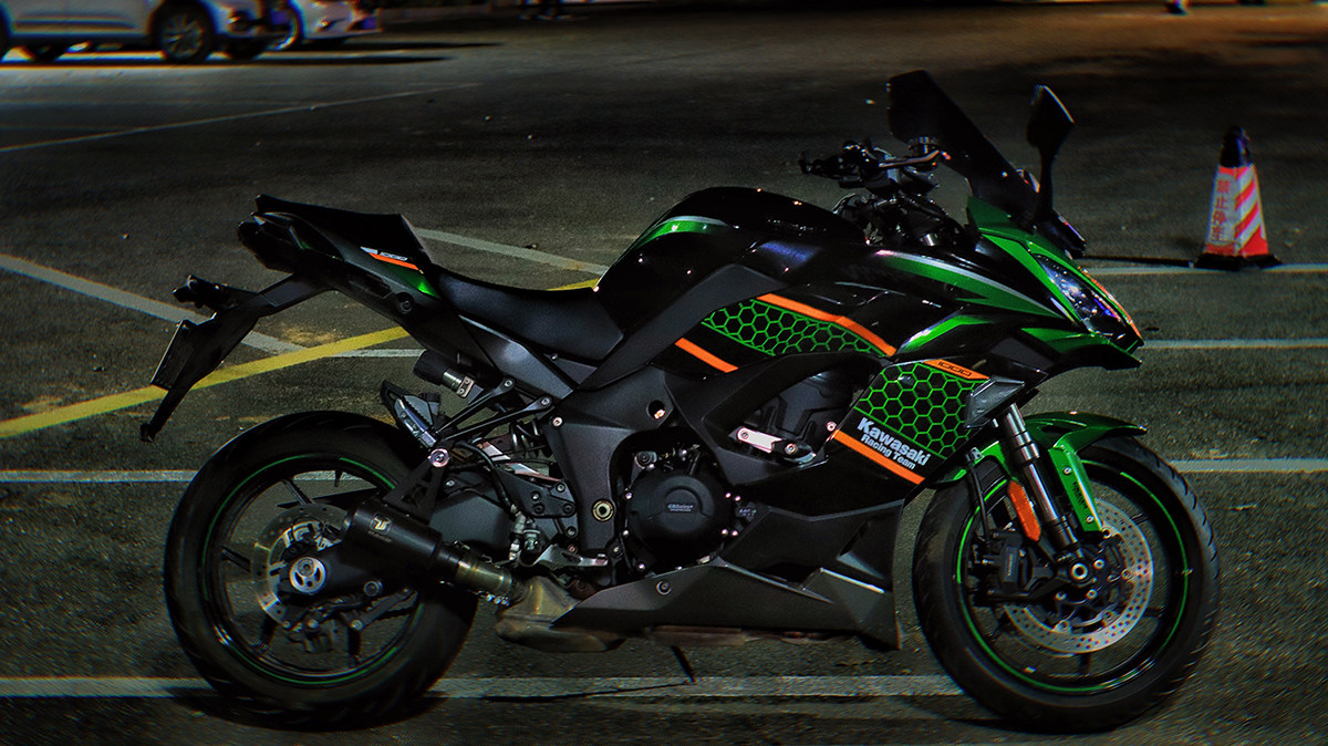 товар из китая 川崎忍者 ninja1000krt鬼爪联名版拉花贴纸2019-2021款摩托车通用 Snail technology