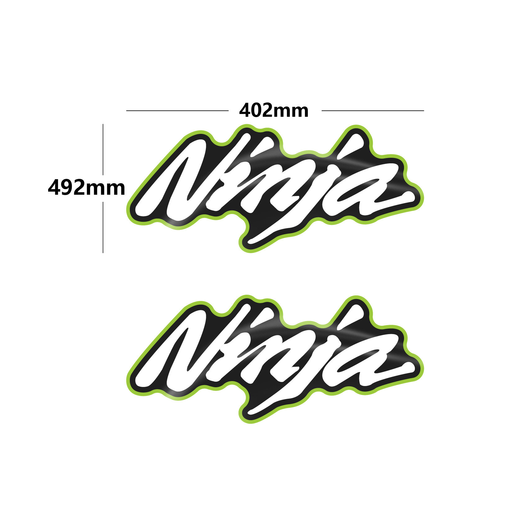 товар из китая 川崎忍者 ninja1000krt鬼爪联名版拉花贴纸2019-2021款摩托车通用 Snail technology