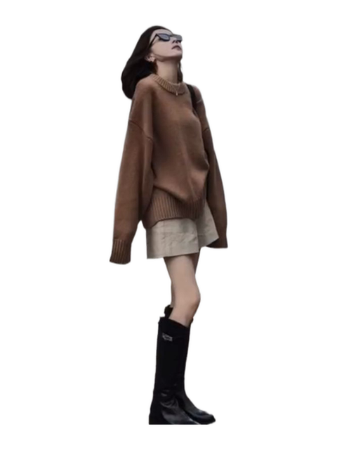 Trendy and Casual Two-Piece Set in a Lazy Style for Fall 2025, Popular on Social Media, Popular This Year, Salt-Style Fashion