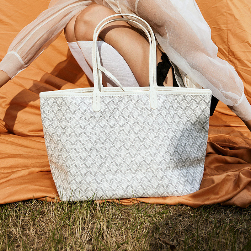 EMO dog tooth bag tote bag women large capacity niche class commuter large bag shoulder bag hand student bag