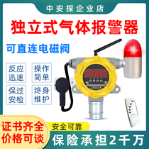 Zhongan exploration combustible gas detection alarm restaurant kitchen gas station shopping mall spray room gas detector
