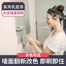 Latex paint paint indoor home wall repair stucco wall paint renovation white interior wall paint self-brushing environmentally friendly paint