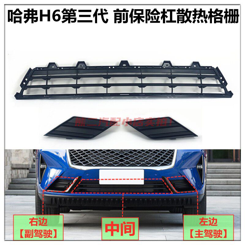 Suitable for Haval H6 third generation front bumper radiator grille