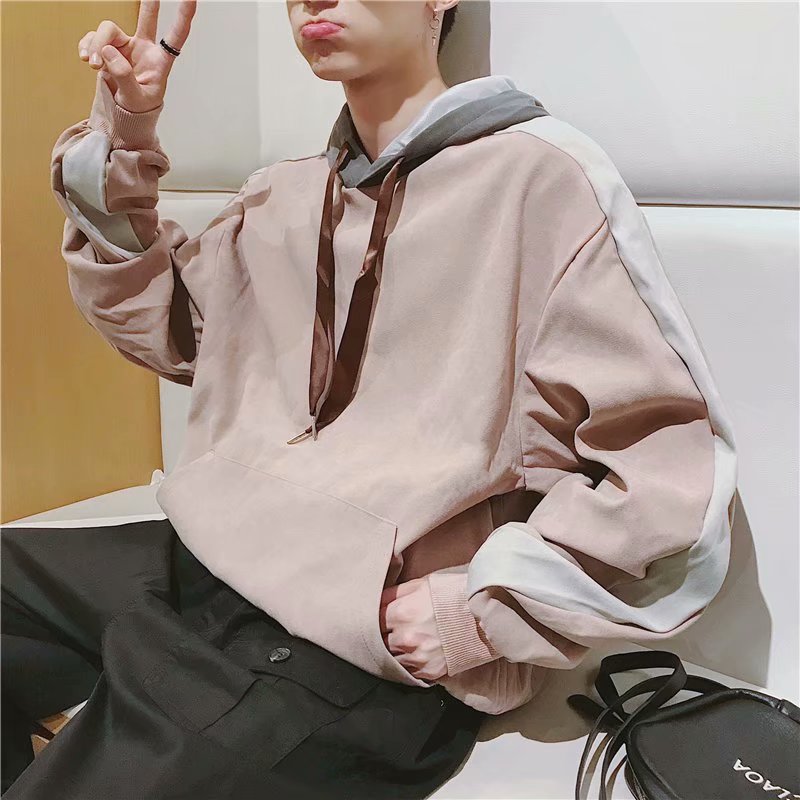 Mùa thu và mùa đông gió trùm đầu Áo thun in hình áo len lỏng lẻo nam và nữ cổng gió ulzzang những người yêu thích áo khoác hoodie nỉ