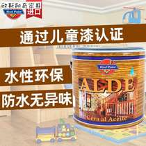 * Import Ed children lacquered wood lacquered wood lacquered water fast dry wood wax oil solid wood furniture renovated environmentally-friendly varnish