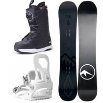 Light luxury snowboard suit full set of snowboard snowboard shoes snowboard holder adult all-round flat