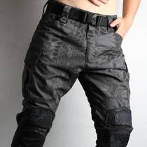 Preferred dissimilar military motorcycle pants spring and autumn camouflage tactical pants men's slim outdoor military fans multifunctional tooling