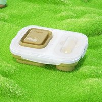 【Складывание портативной рисовой коробки】 Свет хаки