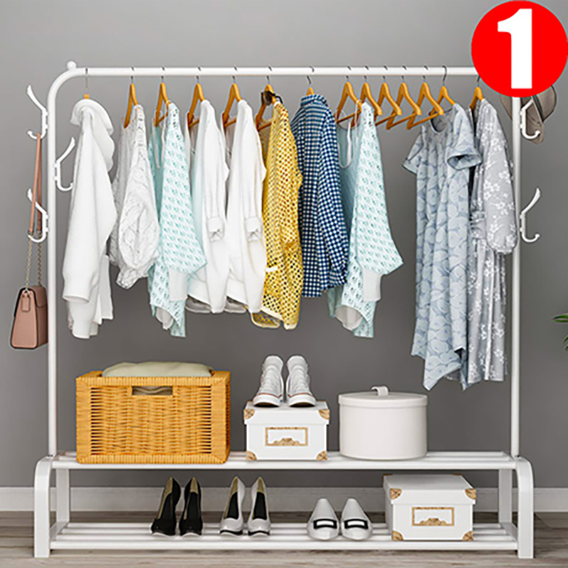 Clothes hanger landing clothes hanger folding dorm room with indoor bedroom student sundrying clothes rack Home cool clothes Rod Shelf