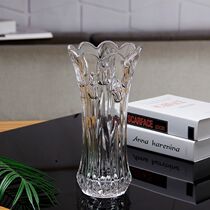 Thickened Aggravated Crystal Glass Vase Unleaded Minimalist Creative Living Room Fuguio Bamboo Lily Flower Arrangement Pendulum vase