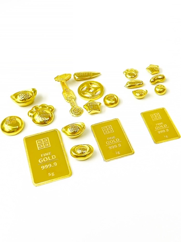 实时金 Ювелирные изделия 1G2G3G5G Golden Doudan Golden Mate Baoxing Ball Doudou Investment Golden Cats Au9999