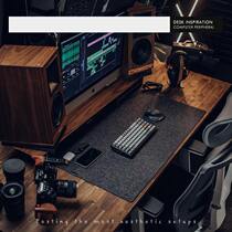 Felt Desk Cushion Warm Mouse Mat Learning Electric Race Games Students Write Desktop Computer Keyboard Book Office Brief