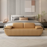 Современный элитный кремовый расширенный диван для кровати, популярно в интернете, изысканный стиль, наука и технология