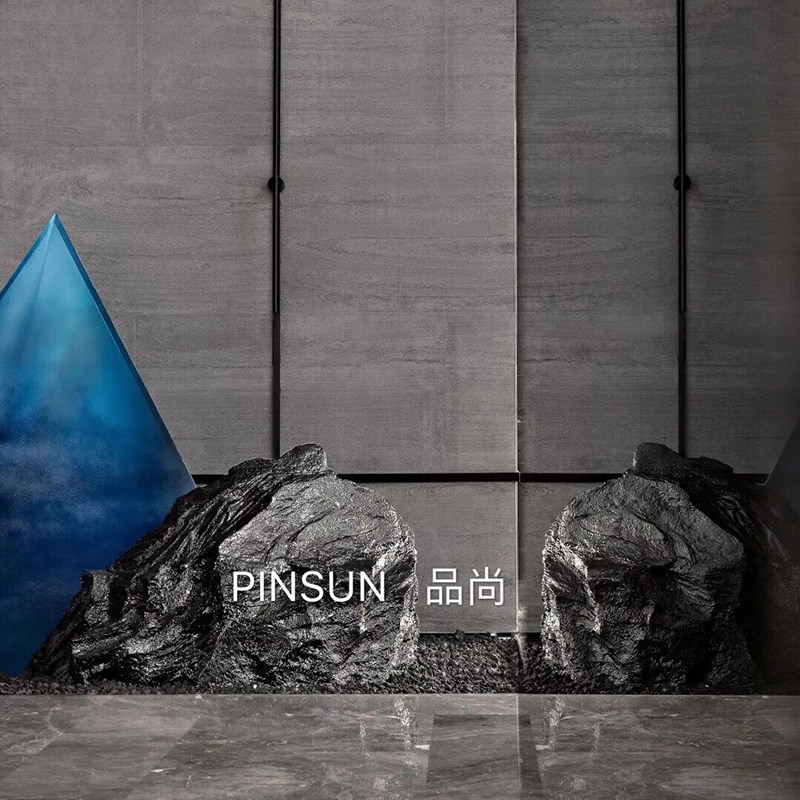 Large Emulation Stone Built View Swing Piece Hotel Lobby Softdevice Artwork Samples House Display Center Courtyard Fiberglass Sculptures